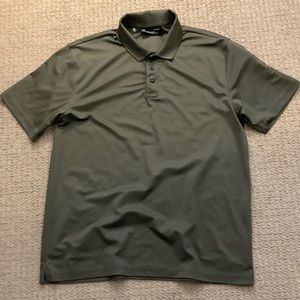 Olive green Under Armour polo